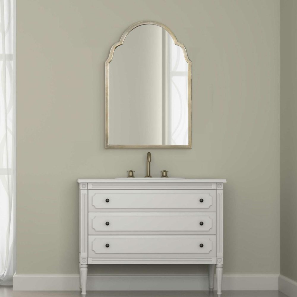 Arched |  Brayden Petite Arch Mirror, Champagne