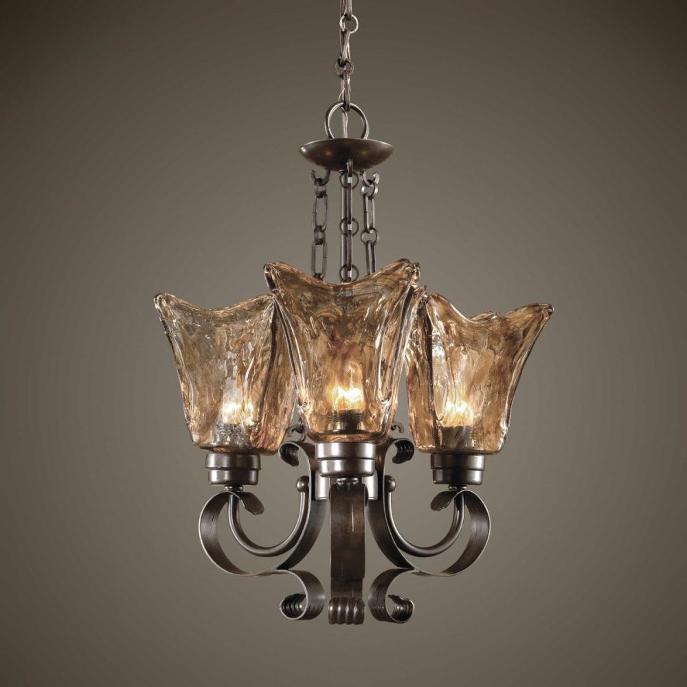 Pendants-Mini Pendants |  Vetraio, 3 Lt Chandelier